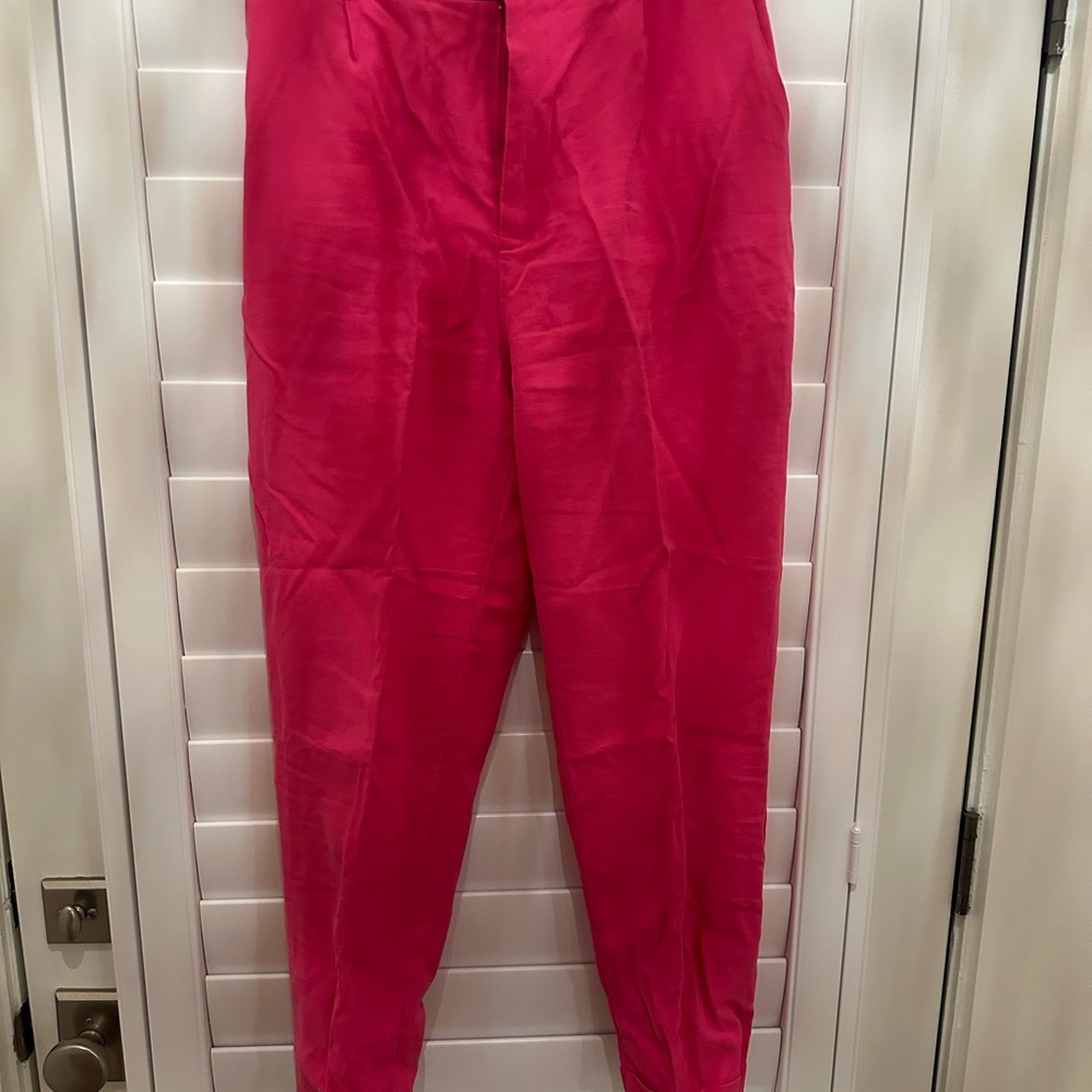 Zara Bold Pink Women's Trousers
